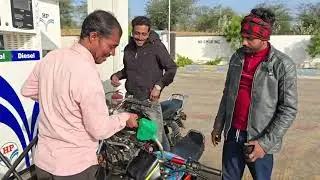 Today my bike shop modify mini bike  full  petrol tank  petrol pump ran my bike highway or ride bike