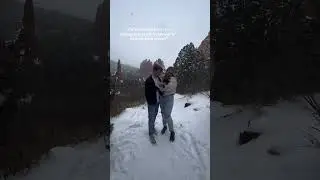 garden of the gods engagement photos colorado springs