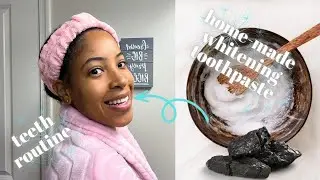 Homemade Charcoal Whitening Toothpaste | Coconut Oil For Teeth