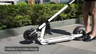 City. electric scooter for adults.350 watts.folding.3 speed modes.8 inches IP54. 30 km