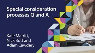 Special Consideration Processes Q and A