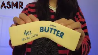 ASMR Fast but Not Aggressive Triggers😴 (hair on mic, sticky squishy, tapping, scratching, & more)