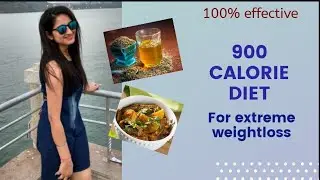 900 calorie Indian diet plan to lose weight fast | How to lose weight fast 4 kgs in 7 day | fat loss