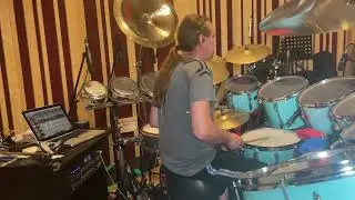 Recording drums 4 Drift Into Black new album CUSTOM DRUM TRACKS BY KLEMEN MARKELJ