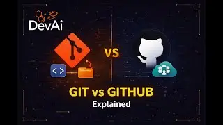 Git vs GitHub Explained in Hindi | Complete Beginner Guide ||#git #github #devops