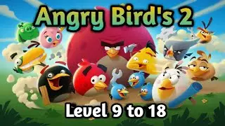 Angry Birds 2 Game play || Level 9 to 18 || DarkHoll Gaming || USA Gaming