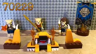 Обзор на набор Lego Legends of Chima 70229 Лагерь клана Львов