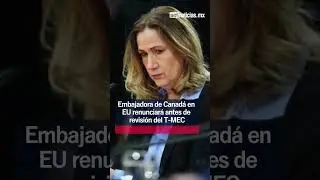 Embajadora de Canad&aacute; en EU renunciar&aacute; antes de revisi&oacute;n del T-MEC