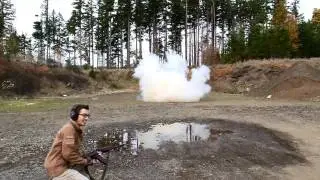 2lb Sonic Boom Tannerite with AK74