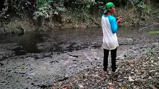 Casting in a Freshwater Predator Fish Nest