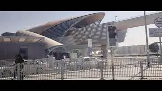 Stadium Metro Station 1, 🚇🚂 Stadium (Dubai Metro) Side platform | Doors will open on the right #uae