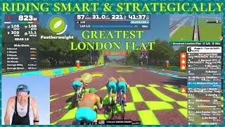 Zwift: Mastering Efficiency for Maximum Speed on Greatest London Flat