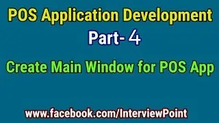 Create and Design Main Window for POS Application | Part-4