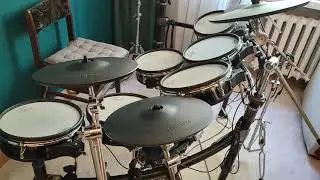 Roland TD-30 big metal drumkit - part 1