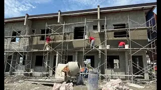 From Rough to Smooth Exterior Plastering| Skilled Mason at Work Live #SmoothFinish #ConstructionLive