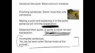 Sentence Structure and style