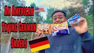 AMERICAN TASTE TESTING THE WEIRDEST GERMAN 🇩🇪 CANDY!!