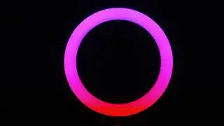 Luminous Ring Display Changing light ring 1 hour 11 minutes free.