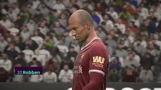 Arjen Robben scores for FC Liverpool against Leeds United - FIFA 18 Career Mode Premier League 