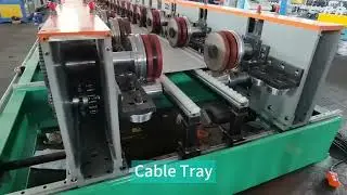Revolutionize Your Production with the SUNWAY Cable Tray Roll Forming Machine!