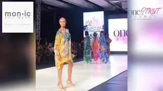 Runway choreography walk by One Strut Models for Monic Art Wear Los Angeles Fashion Week 2018
