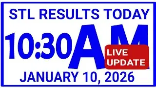 Stl results today 10:30am draw January 10, 2026 stl swer3 swer4 pares pcso stl