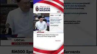 RM500 Special Aid for Civil Servants Announced Under Budget 2026