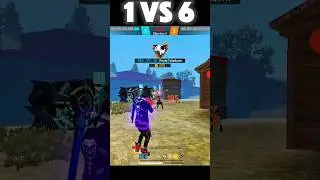1 VS 6 📲 IN 15 SECONDS 💀☠️ #freefire #shorts #shortfeed #freefireshorts #freefiremax #short