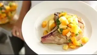 Yellow Tomato-Pineapple Relish with Pork Chops | Everyday Food with Sarah Carey