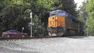 Rare CSX Intermodal Train On The Old Main LIne