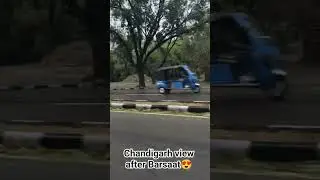 Chandigarh view after winter's first rain 🥰🥰🥰