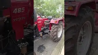 eicher 485 new model red colour tractor #viral #tractor #eicher485 #automobile