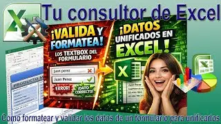Datos Inconsistentes en Excel? Crea formularios infalibles sin errores y ahorra horas en Excel