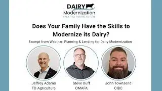 Does Your family Have the Skills to Modernize its Dairy?