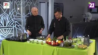 TV21 UNGVÁR-KÁRPÁTI KULINÁRIS 68.ADÁS - TÁRKONYOS BORJÚRAGULEVES ÉS CSÜLÖK PÉKNÉ MÓDRA(2020.02.15.)
