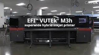 EFI VUTEk M3H Superwide Hybrid Inkjet Printer Overview
