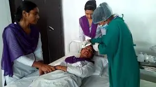 Dressing technique by General Duty Assistant