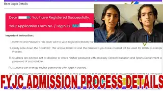FYJC 11th std Admission Process Details & Mock Form