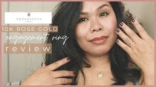 CUSHION CUT HALO ENGAGEMENT RING | SHESAIDYES HONEST REVIEW