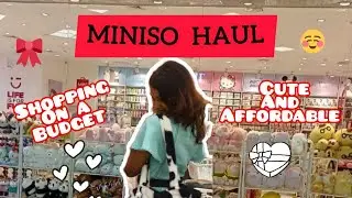MINISO HAUL 🛍️🎀 || *CUTE AND USEFUL ITEMS* tumblers, beauty applicators, etc💕💕