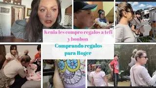 Vean lo que compro Kenia?🩷 La llevamos a comer sopes con los abuelos😋comprando obsequios para Roger 