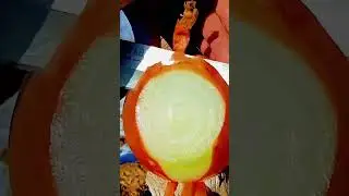 cool skill of peeling onion skin #shorts