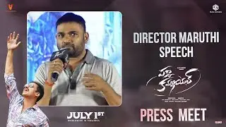 Director Maruthi Speech | Pakka Commercial Press Meet | Gopichand | Raashi Khanna | Jakes Bejoy