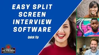 How to do split screen for interviews on Facebook and other platforms
