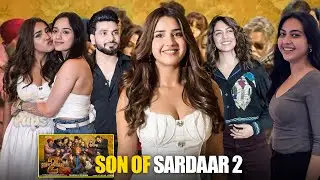 UNCUT - Son Of Sardaar 2 Special Screening | Roshni walia, Mrunal Thakur,Jannat, Akanksha,Reem