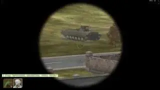 ArmA2OA Раненный наводчик с лазерным маркером