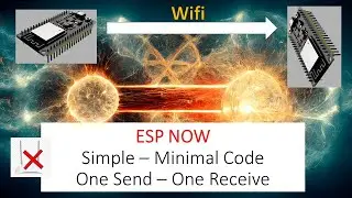 ESP32 NOW (1) (Minimal Code , One to One) Wireless Data Share without wifi router