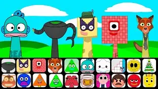 🔥 NEW Sprunki OCs Characters &ndash; Emoji 125, Omnidroid The Incredibles, Twenty One, One Hundred