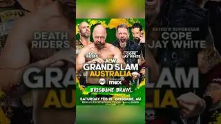Matches confirmed for AEW Grand Slam in Brisbane #AEWGrandSlam #Australia