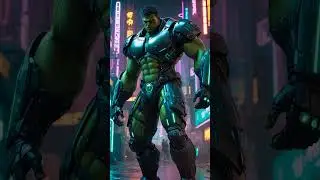 Marvel's heroes in a cyberpunk world (part 1) #marvel #cyberpunk #ai